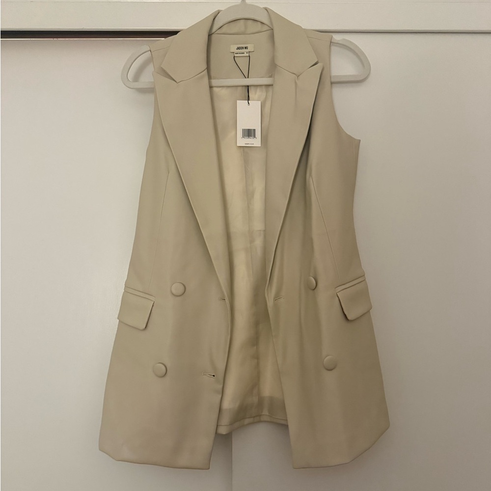 NWT Jason Wu Leather Vest